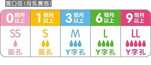 Pigeon - 闊口母乳實感奶咀頭 L碼 6個月適用 2個裝