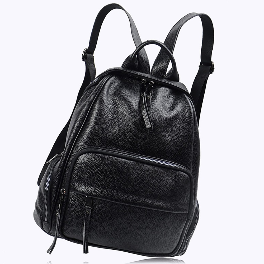 包包 後背包 真皮包包 女生後背包 大容量包包 筆電包包 單肩包 通勤包 學生書包 雙肩包 多功能包包 黑色後背包275