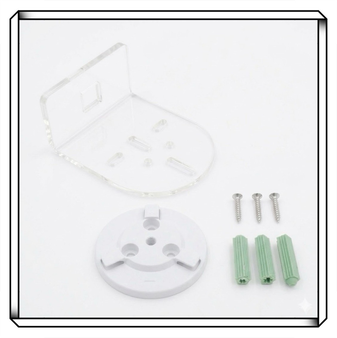 送無痕膠/無痕釘 監控固定架 網路攝影機 L型 小米 螢石