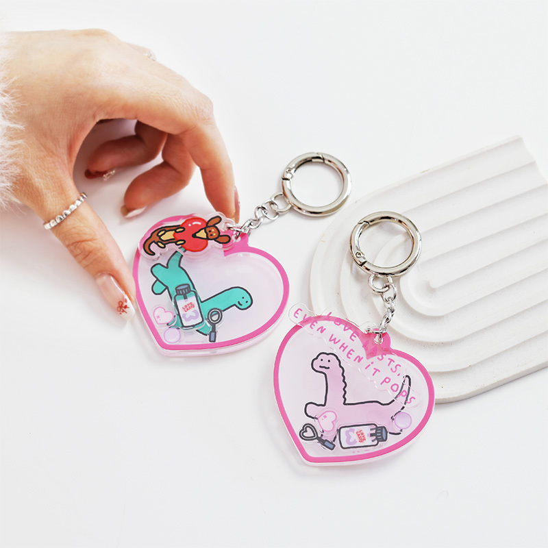 【Joguman】搖搖愛心鑰匙圈