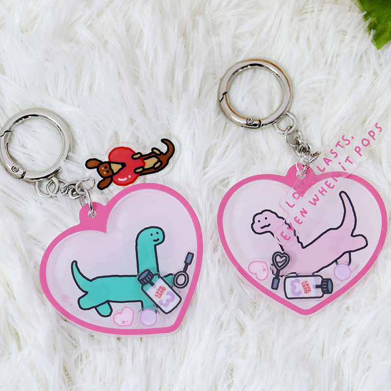 【Joguman】搖搖愛心鑰匙圈