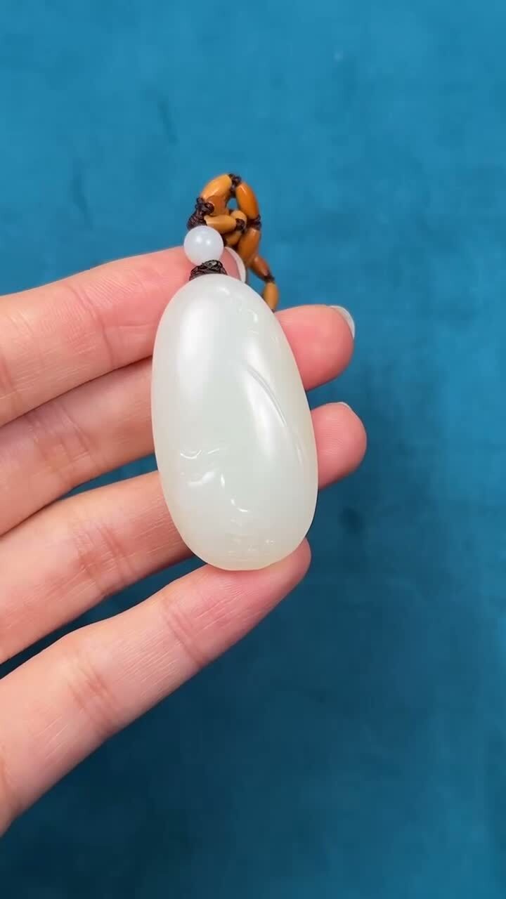 和田玉籽料福壽,天然和田玉軟玉