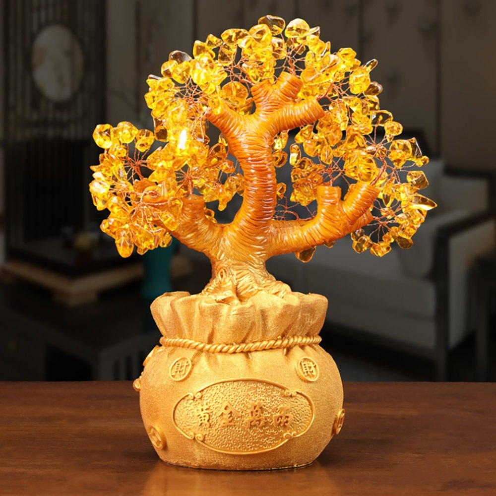 招財樹 發財樹 擺件 居家裝飾 擺設 裝飾品 搖錢樹 福袋金錢樹 招財納福 客廳裝飾 家居飾品 辦公室擺件 禮物 323