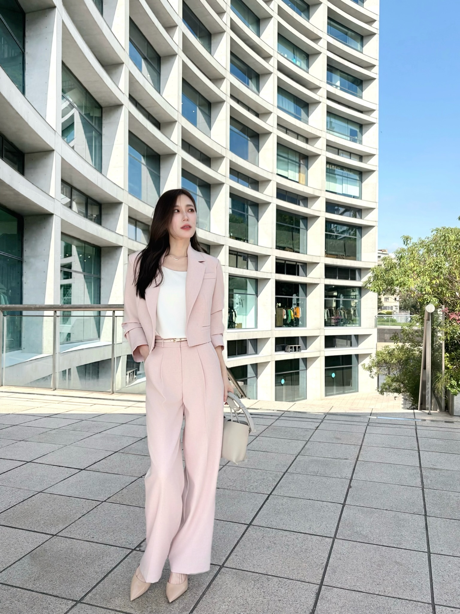 絕美織紋!短版後繫帶套裝