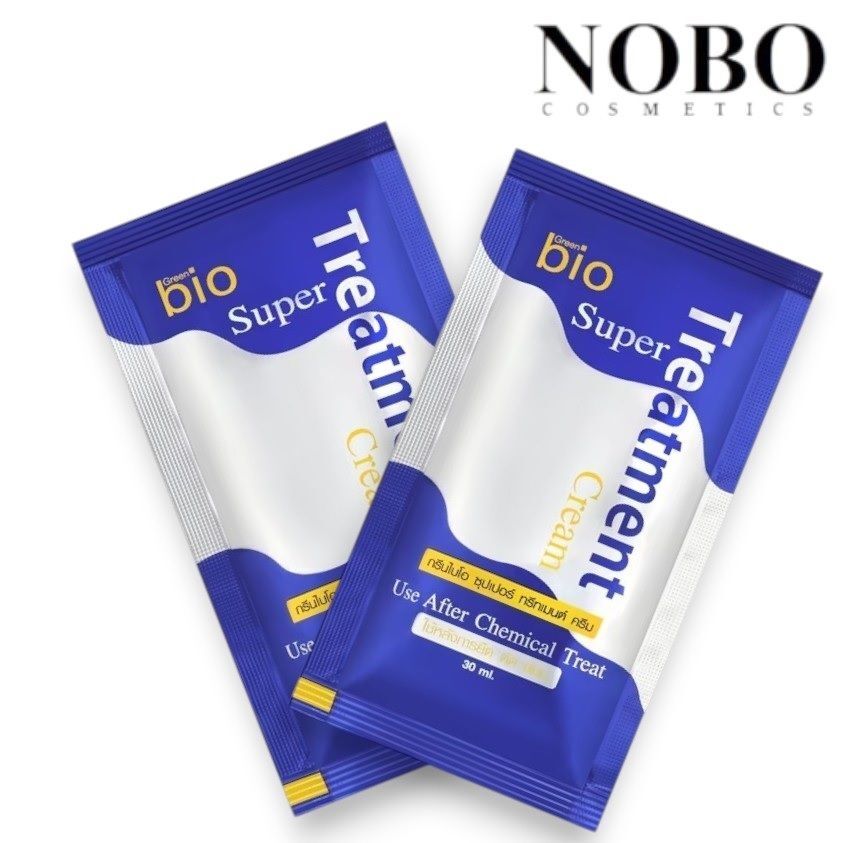 Green Bio - 免蒸深層修護焗油 / 護髮膜 [藍色] 30ml*24包 (平行進口)