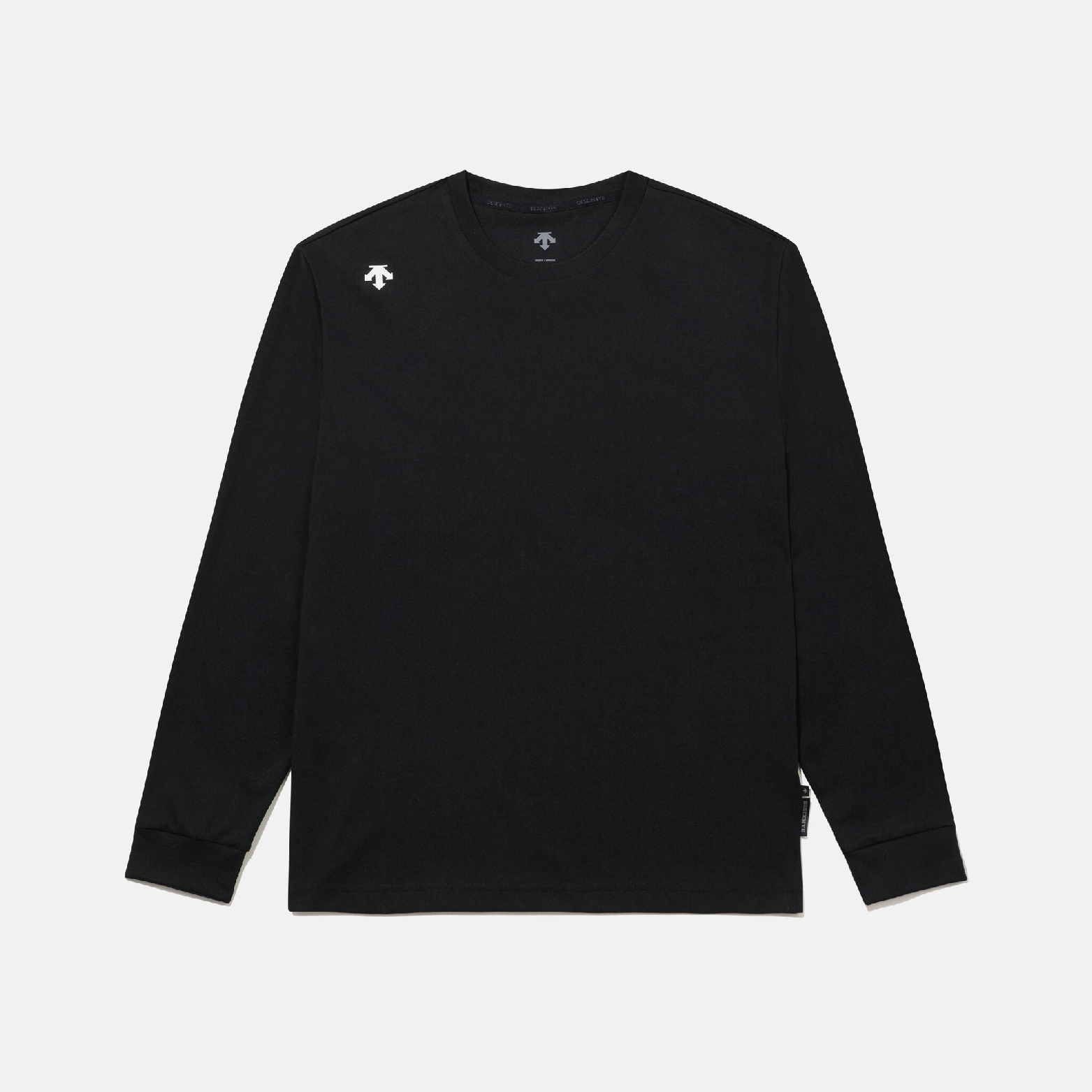 【 DESCENTE｜OVER FIT GLS TEE 薄長TEE - 黑 】