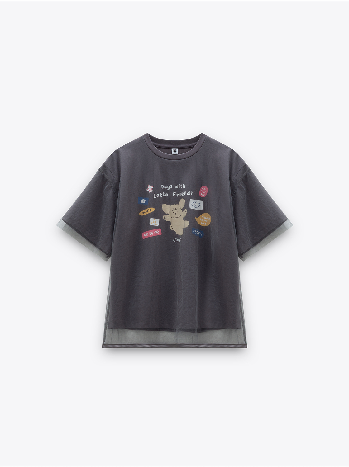 軟軟兔每日貼紙假兩件T恤