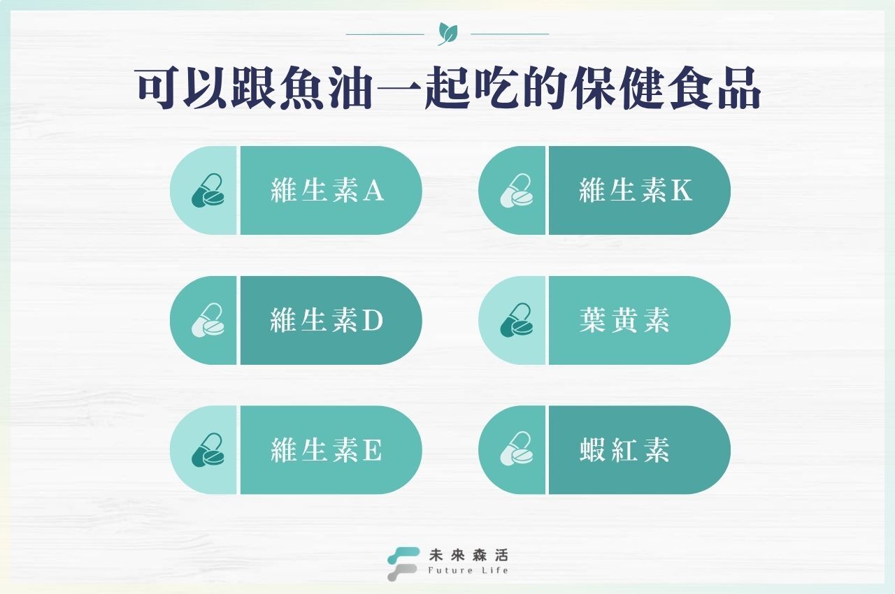 可以跟魚油一起吃的保健食品