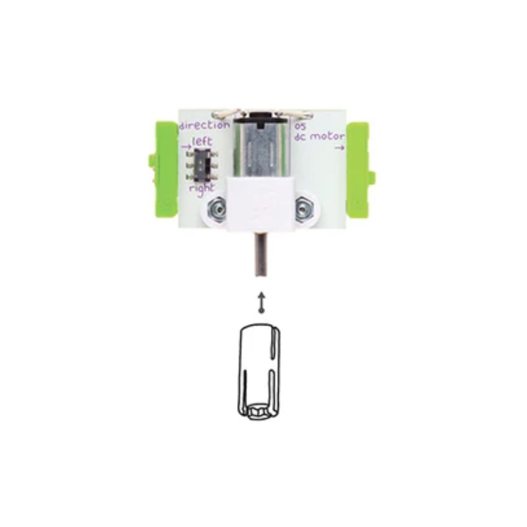 littleBits motorMate 電機螺絲 (D 軸)