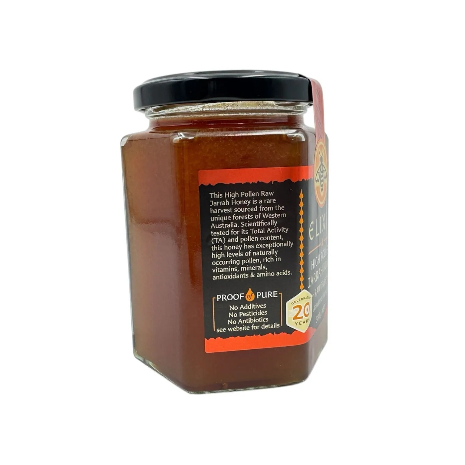 Elixir High Pollen Jarrah Honey TA 35+ (380G)