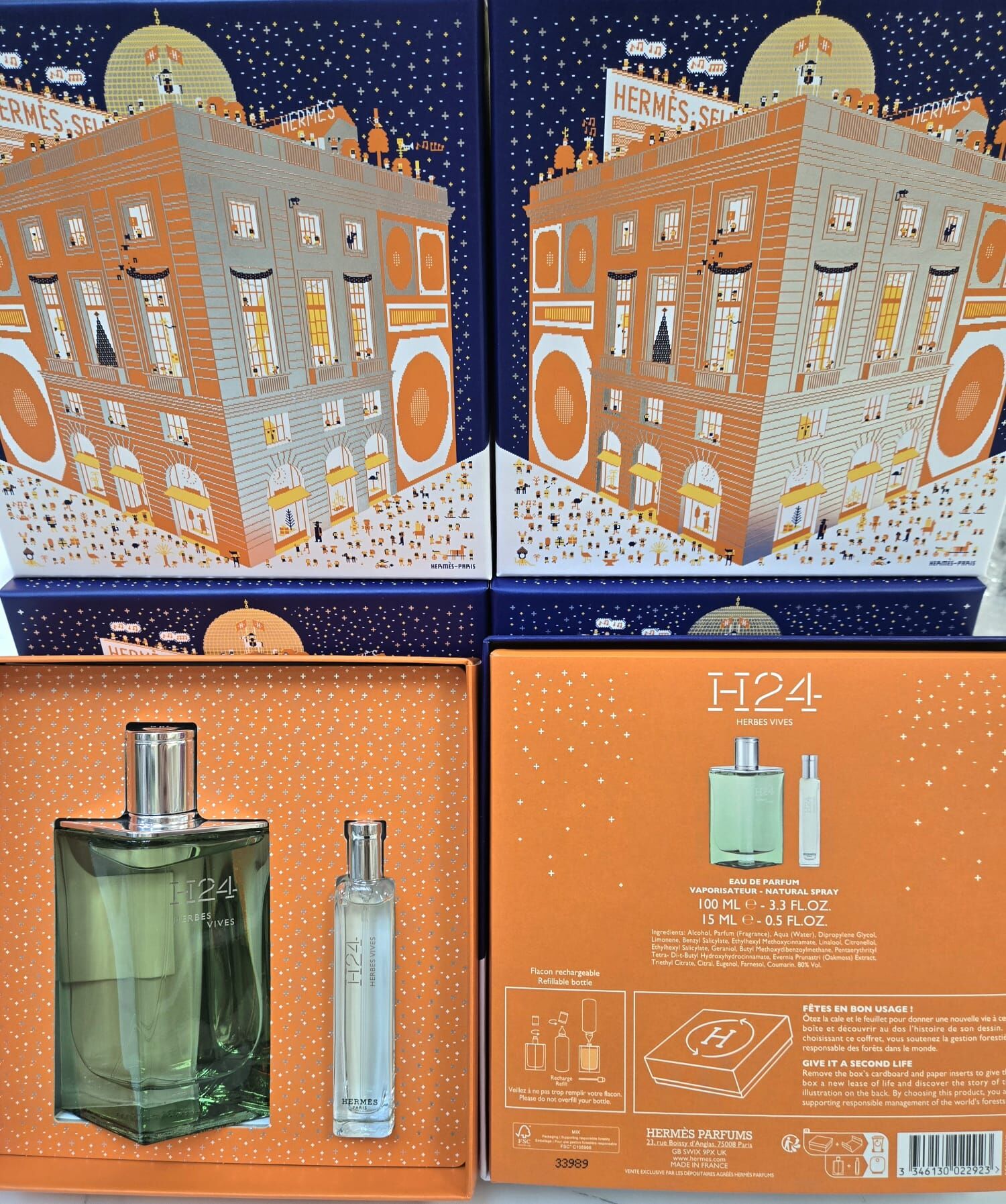 (2件套) H24 Herbes Vives 男士EDP套裝T117  (EDP 100ml+EDP 15ml )  (2-3星期寄出)