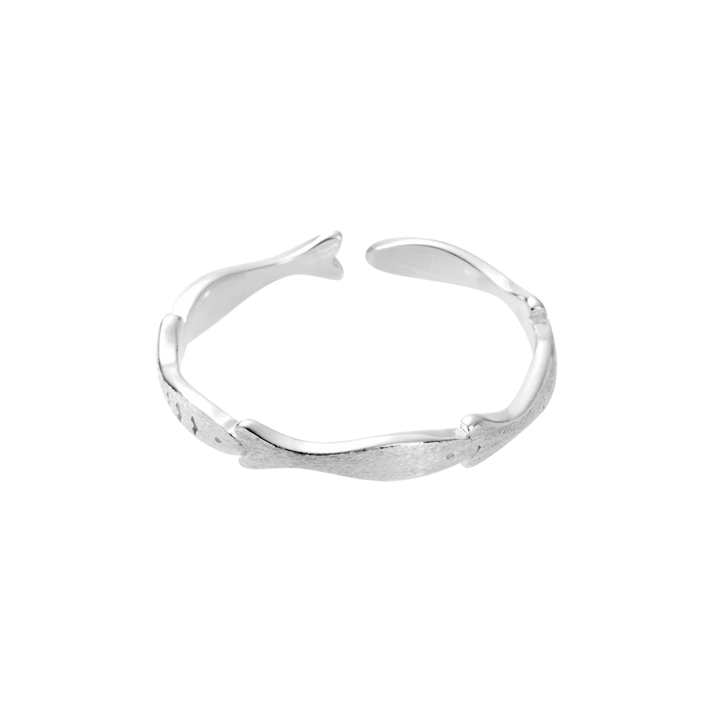 純銀,魚,戒指,平價飾品