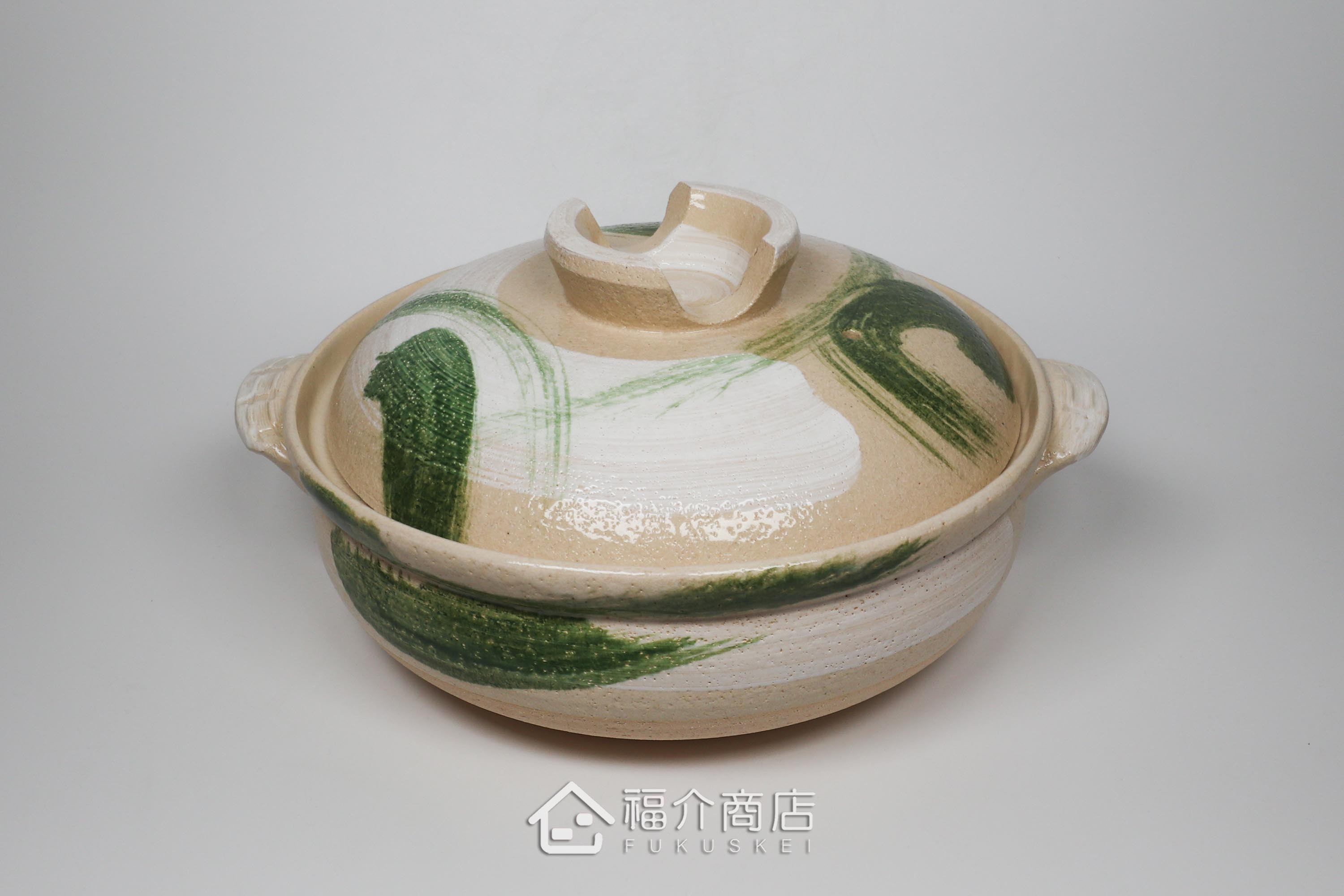 五人份量燉煮料理用的日本陶鍋