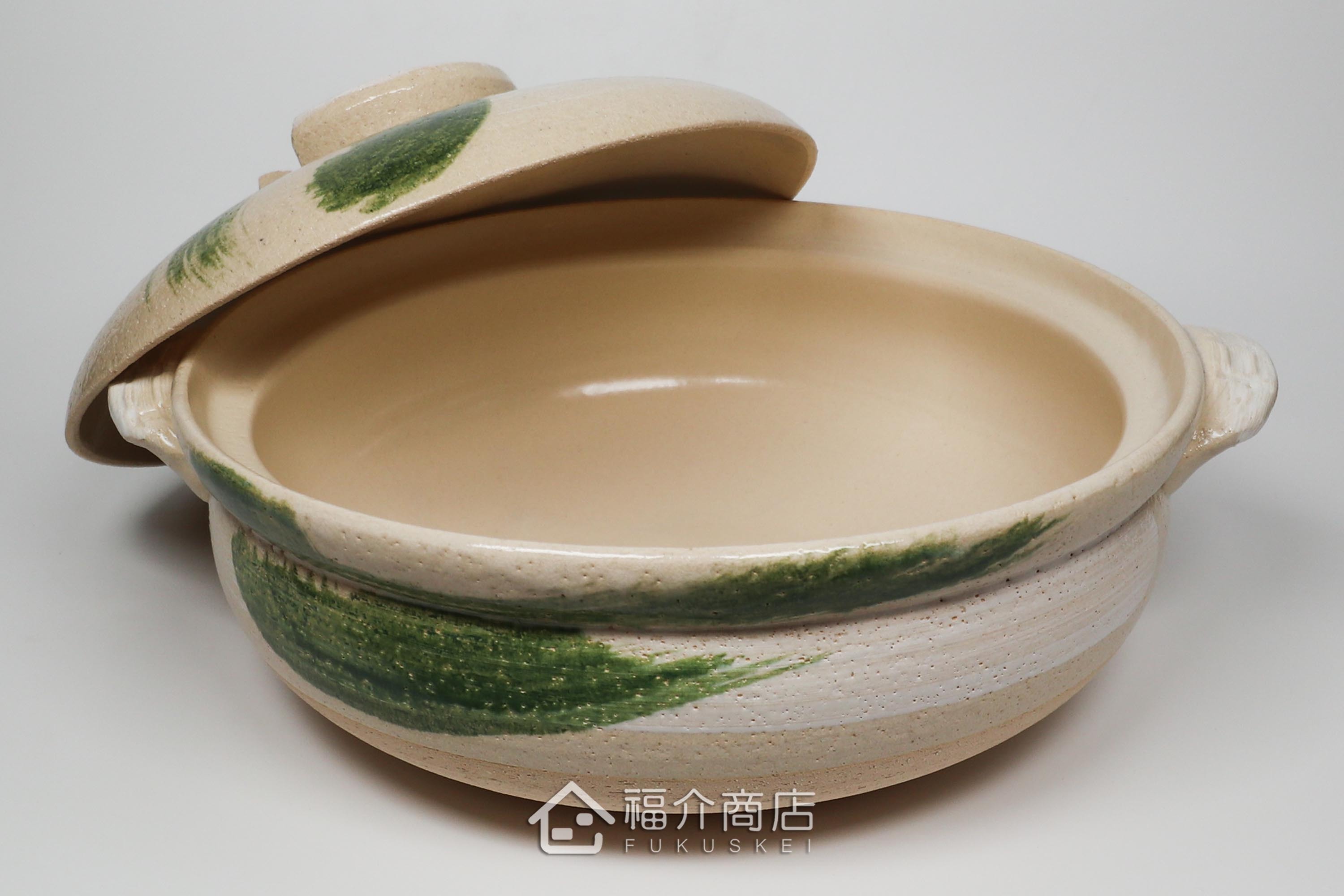 五人份量燉煮料理用的日本陶鍋