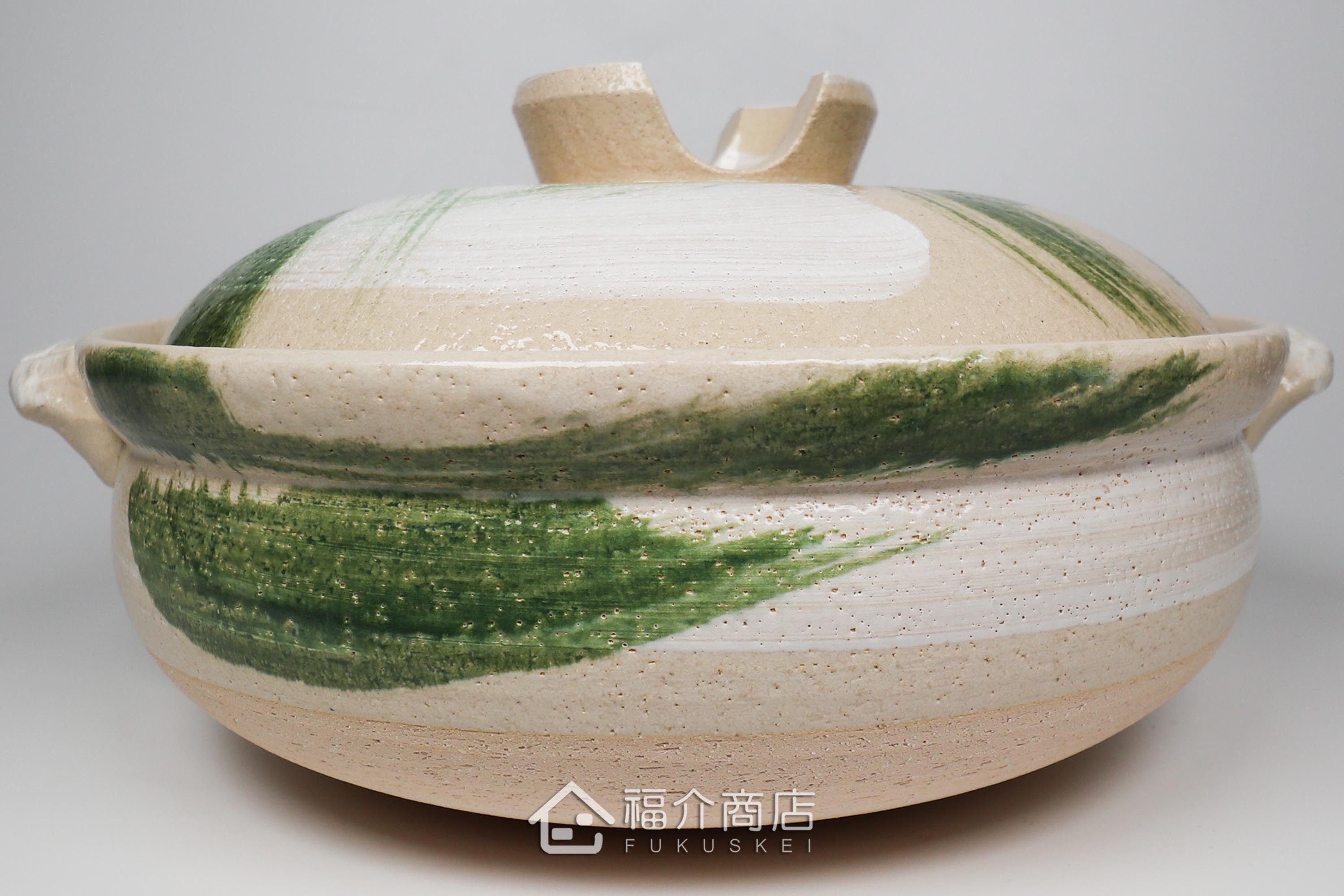 大容量煮火鍋的日本陶鍋