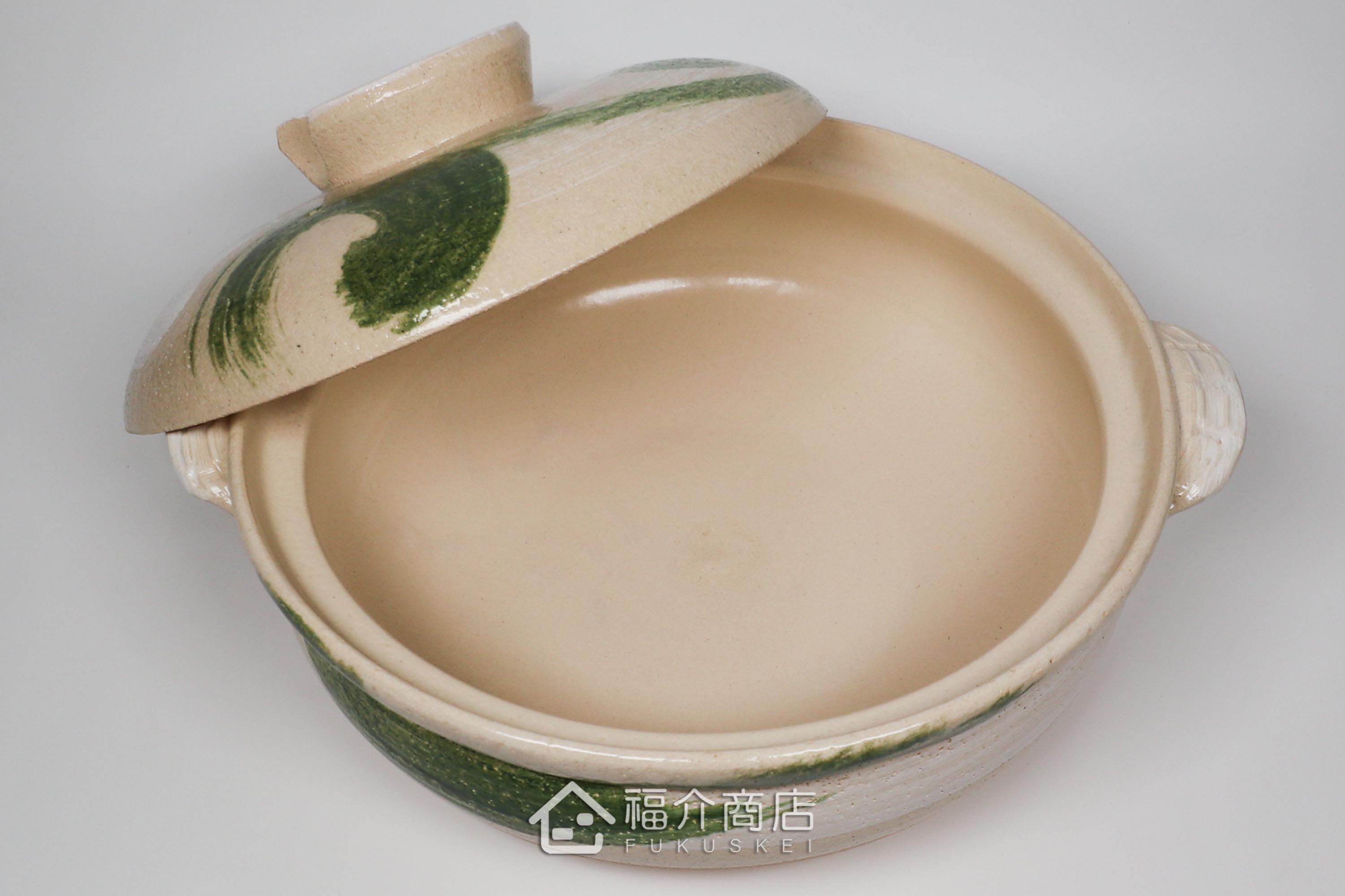 大容量煮火鍋的日本陶鍋