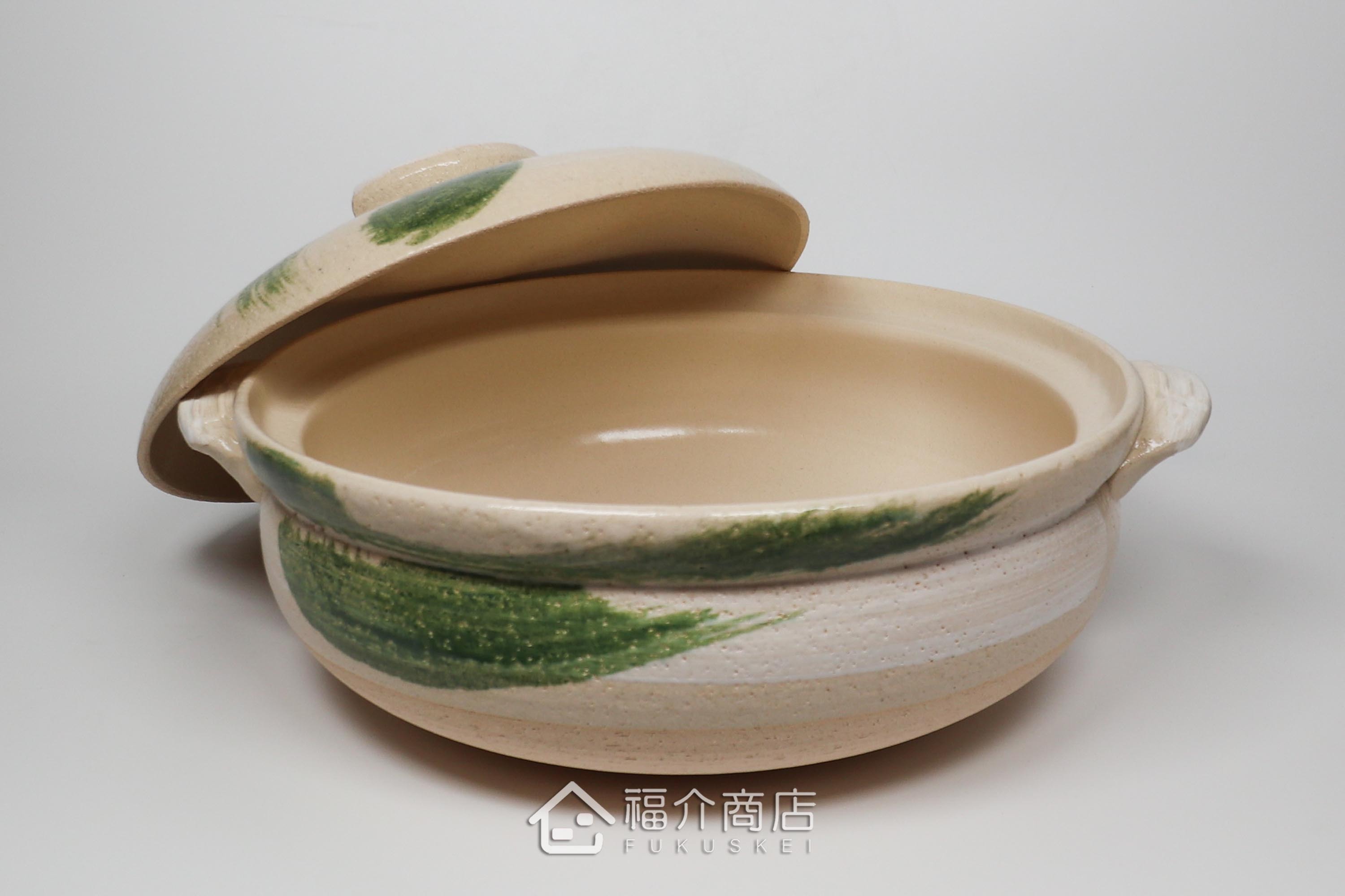 五人份量燉煮料理用的日本陶鍋