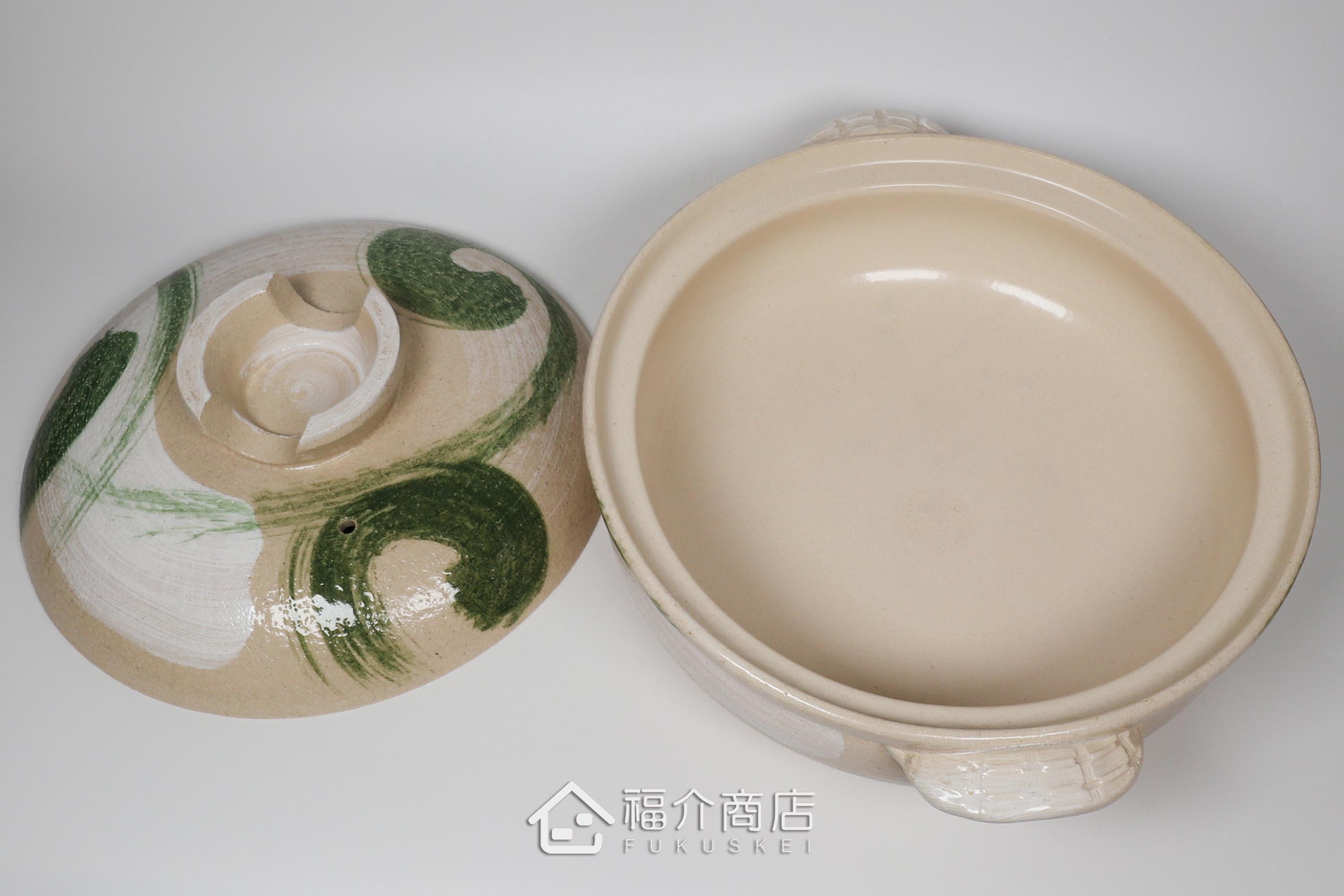 大容量煮火鍋的日本陶鍋