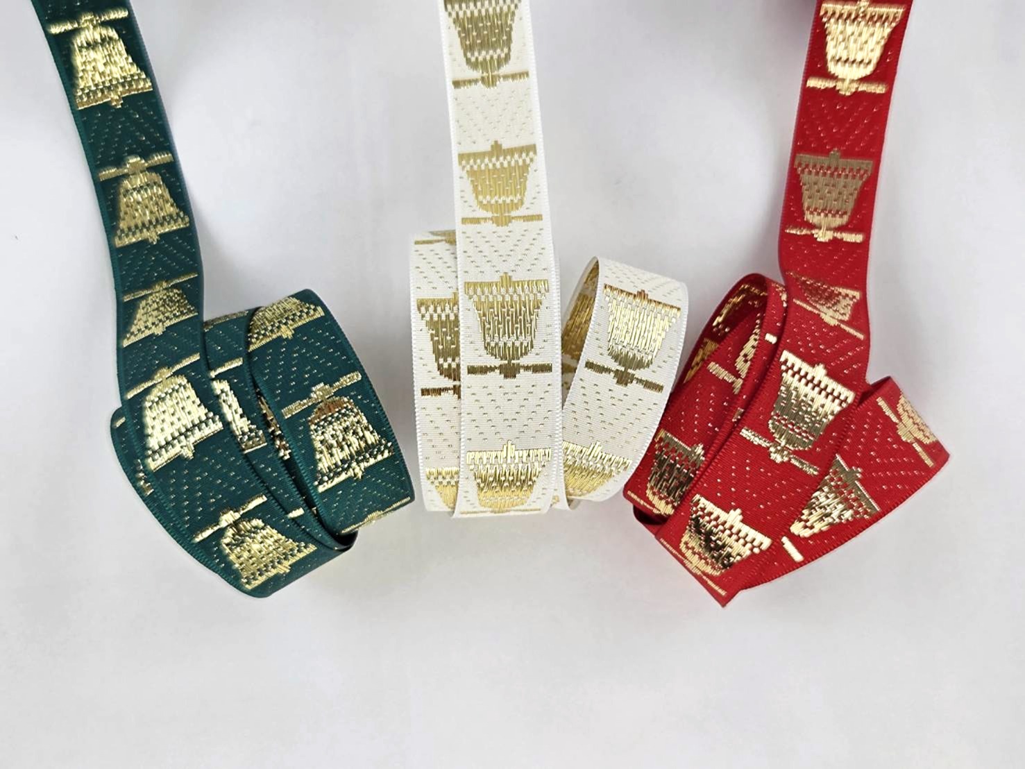 雪花大鈴鐺/提花/20mm