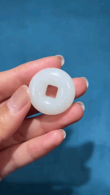 320235 和田玉平安扣 (28.3mm直徑)