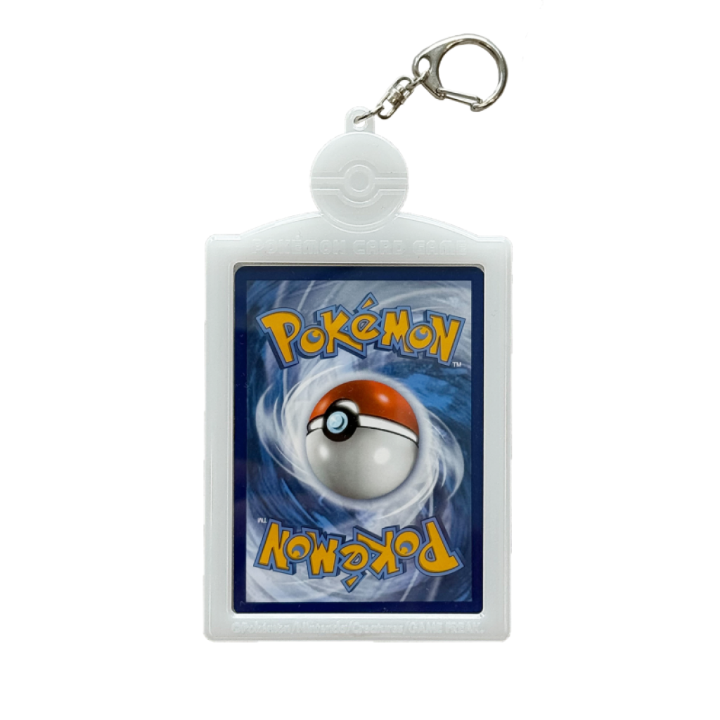 寶可夢卡牌鎖匙圈：精靈球 （白）