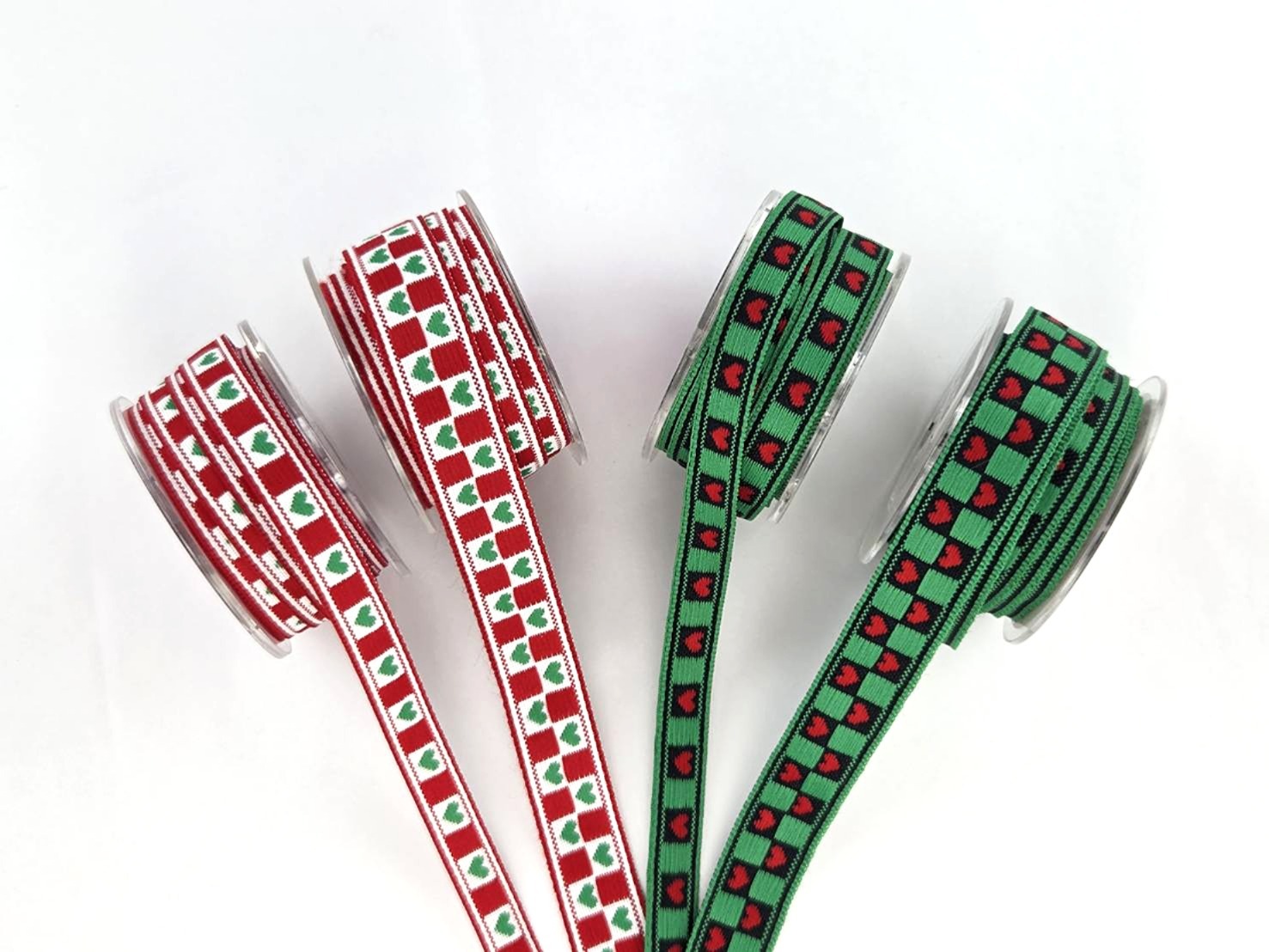 紅綠心磚提花/2款寬度