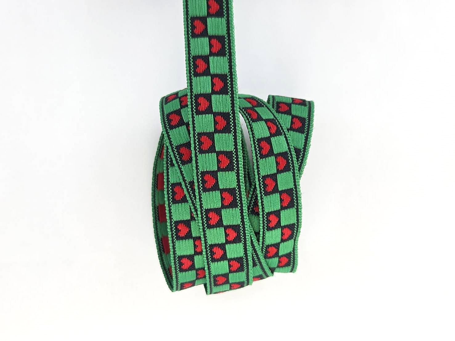 紅綠心磚提花/2款寬度