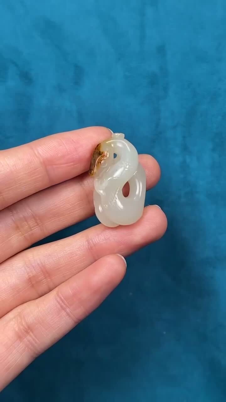 和田玉籽料腰纏萬貫,天然和田玉軟玉