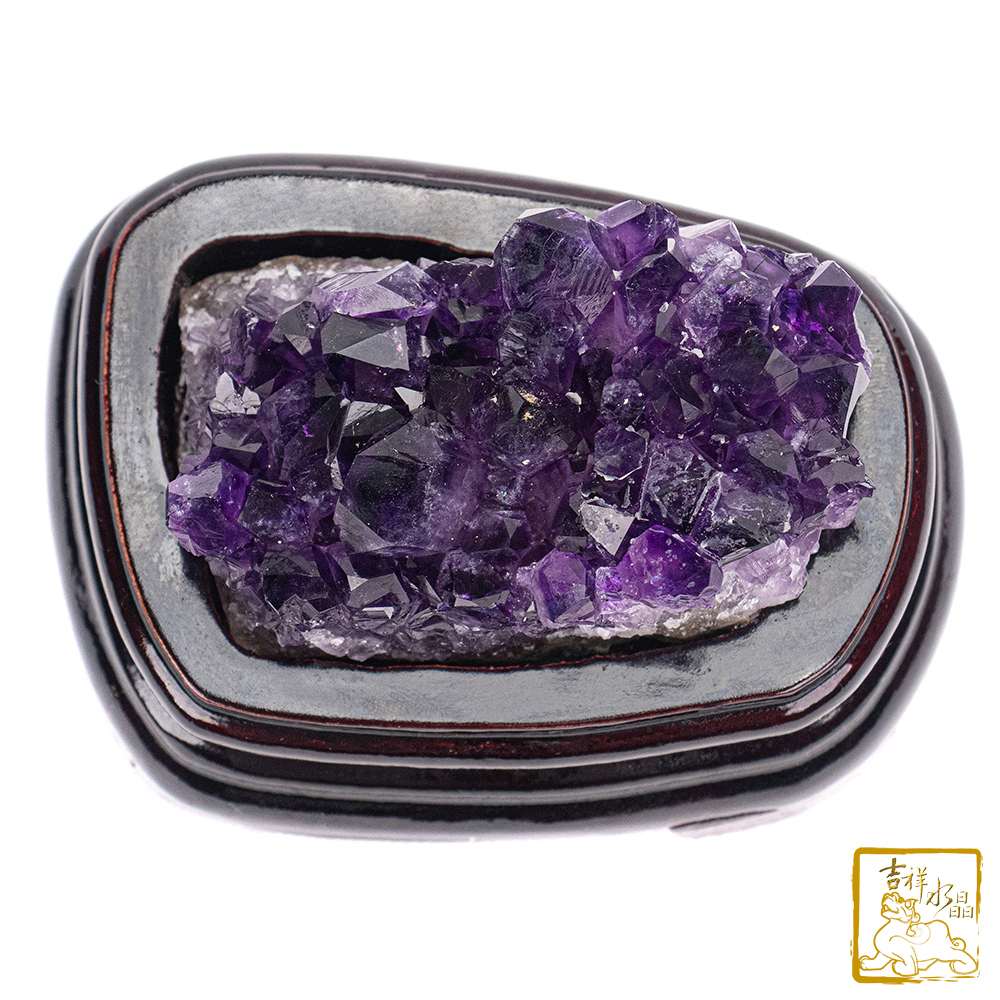 烏拉圭紫水晶簇 388g 安神靜心