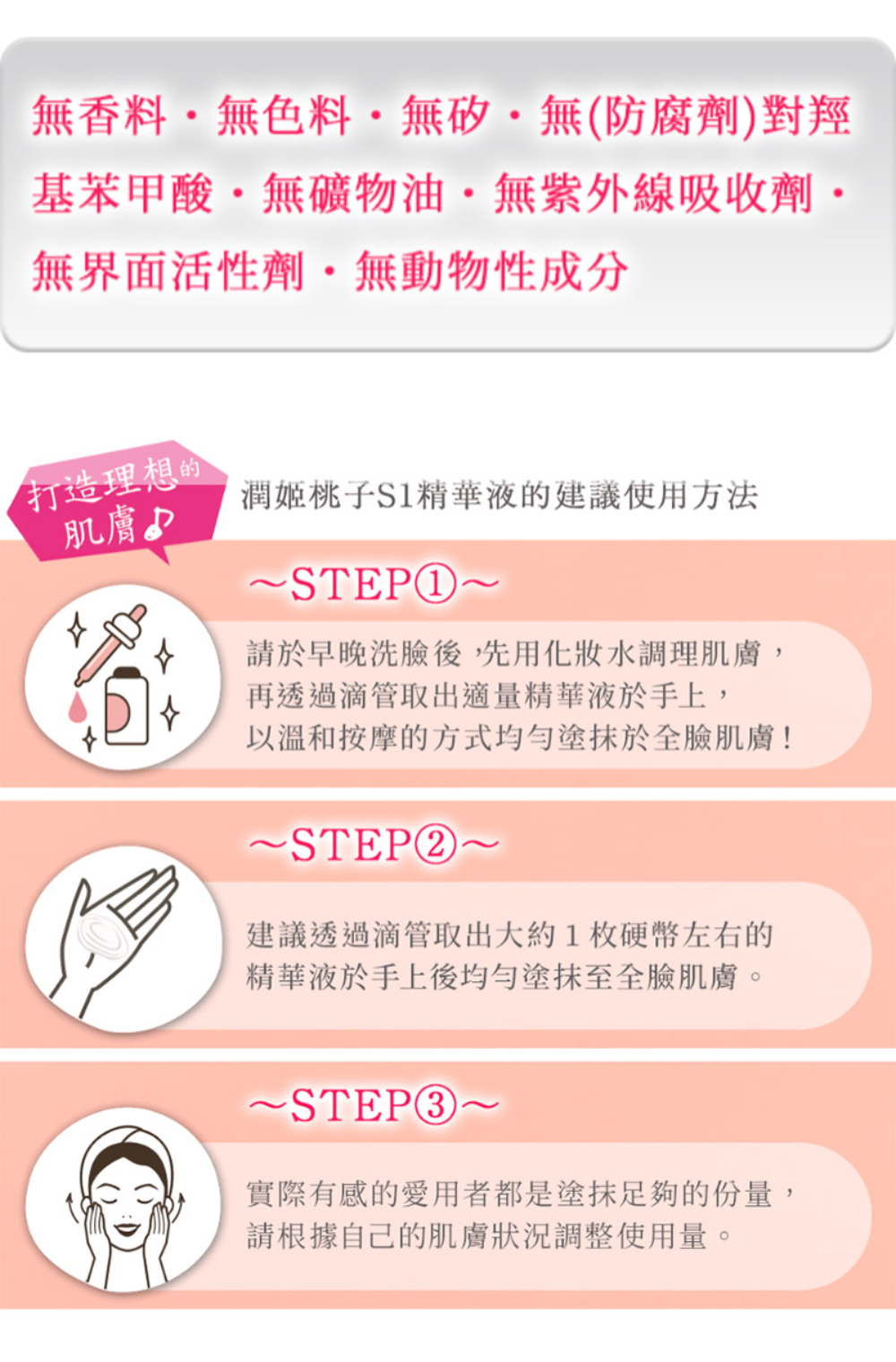 潤姬桃子 S1精華液30ml