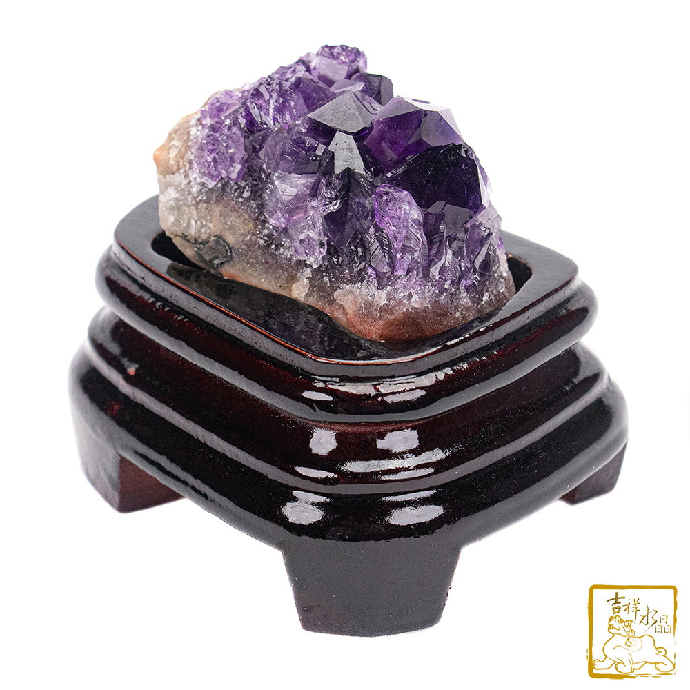 烏拉圭紫水晶簇 233g 開智慧