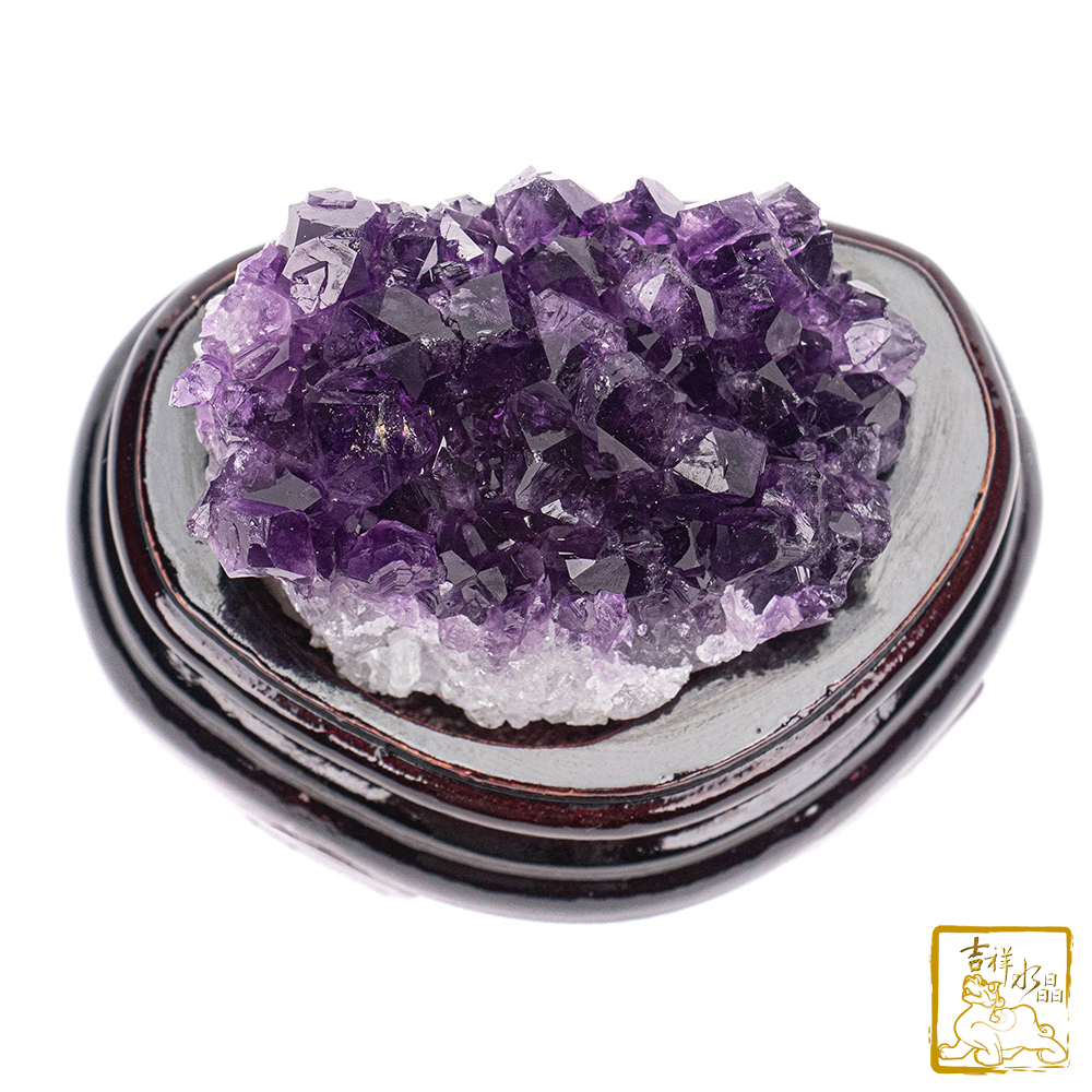 烏拉圭紫水晶簇 371g 開智慧
