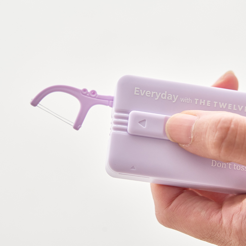 3盒組 |The Twelve 成人400D雙線含氟牙線棒_隨身盒裝(30支) |恆齒牙線棒|旅行牙線棒|攜帶方便|預防蛀牙