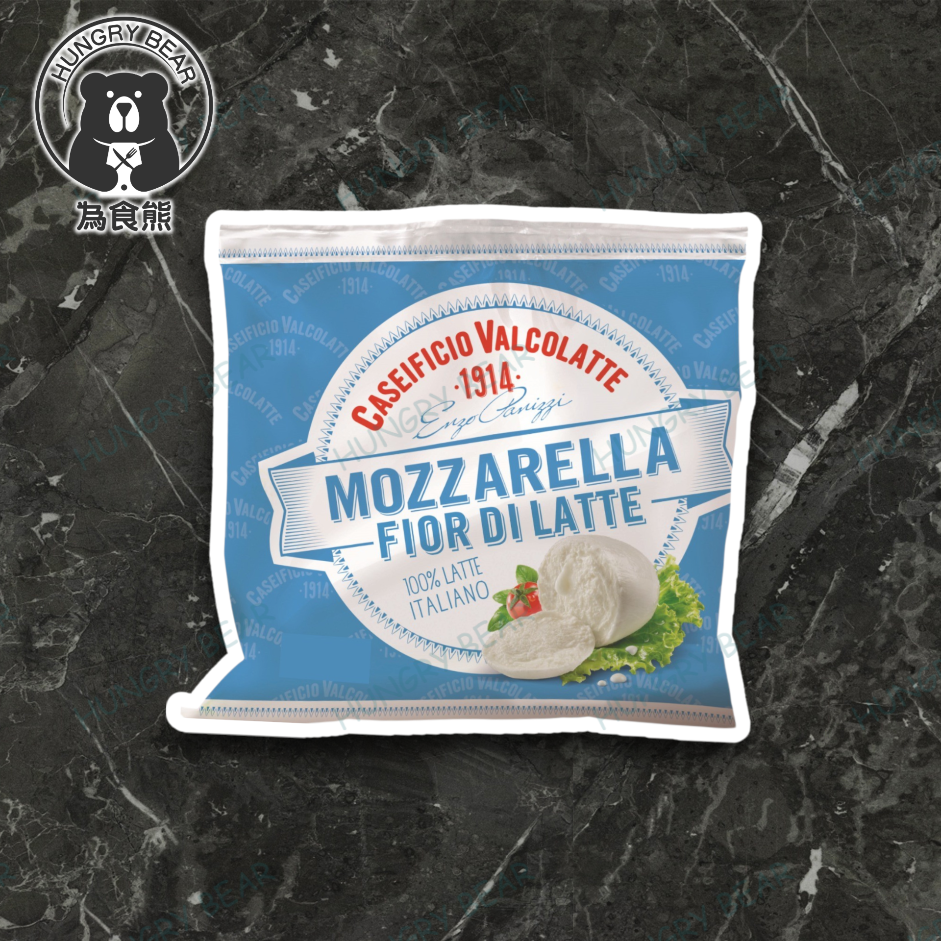 (袋) Caseificio Valcolatte - 意大利馬蘇里拉芝士波 125G  (急凍-18°C) 芝士球 Mozzarella