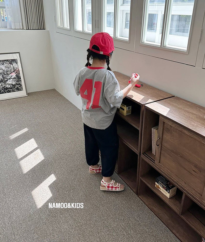 正韓夏NAMOO_KIDS 兩色格子布涼鞋