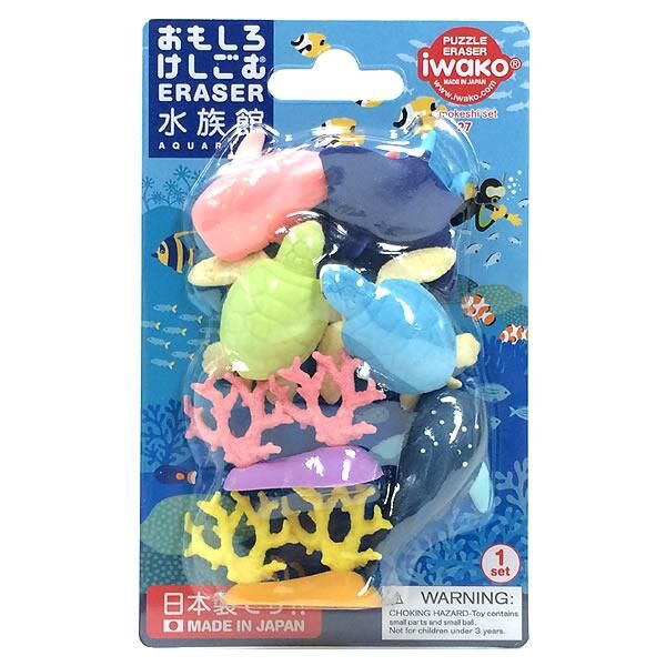 『iwako』 造型橡皮擦 水族館