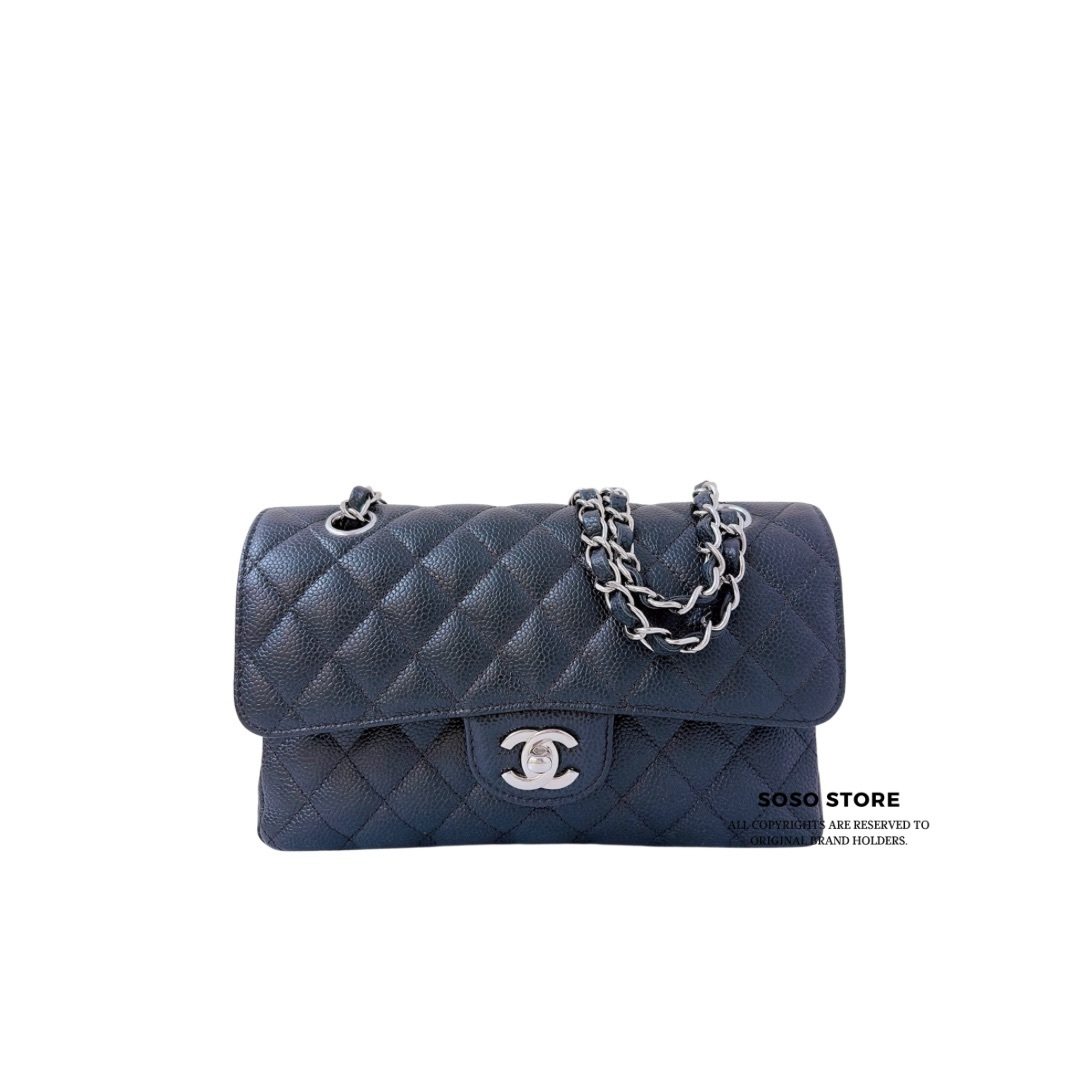 Chanel Classic Flap Bag - Black / Shw