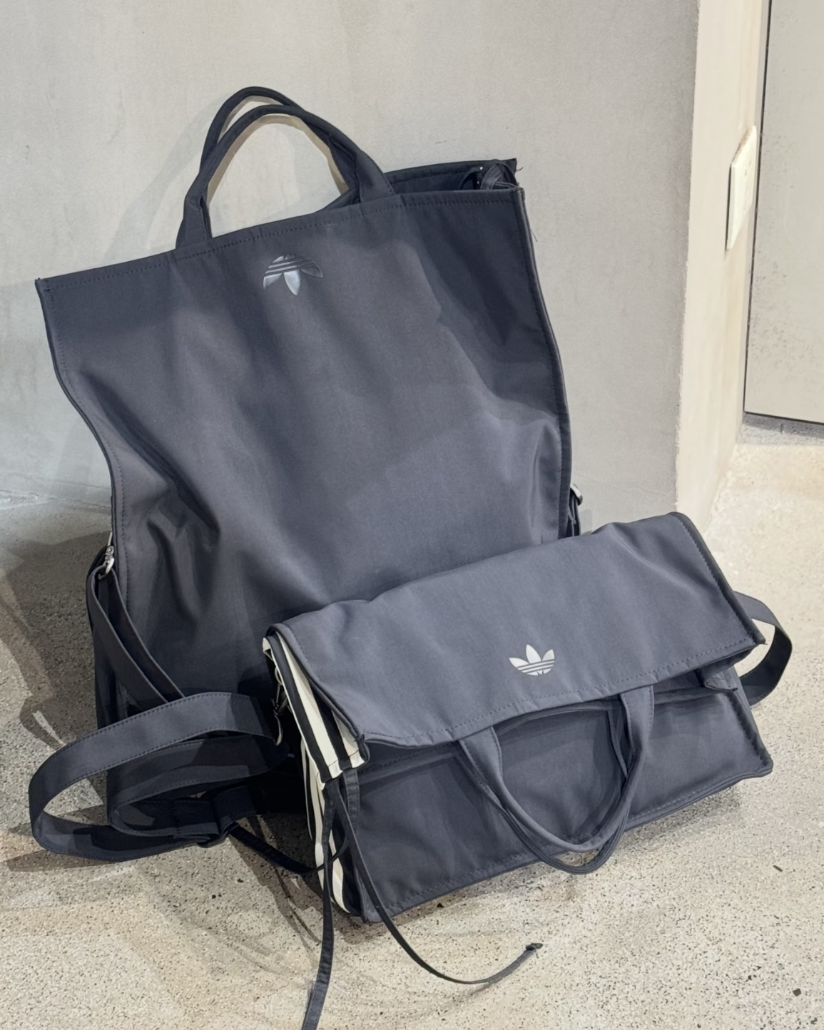 Adidas Casl Bag S 黑色 兩用包 磁吸 大容量 肩背包 斜背包 手提包 兩種尺寸可選