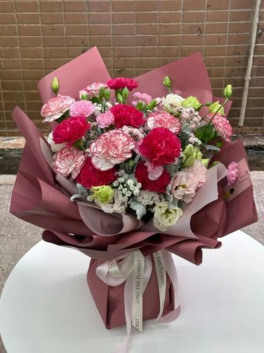 W - 漸變粉色康乃馨花束_CA38003