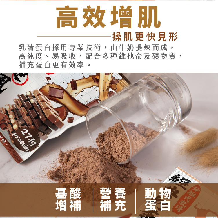 【原來是乳清】巧克力旋風( 500g裝 )