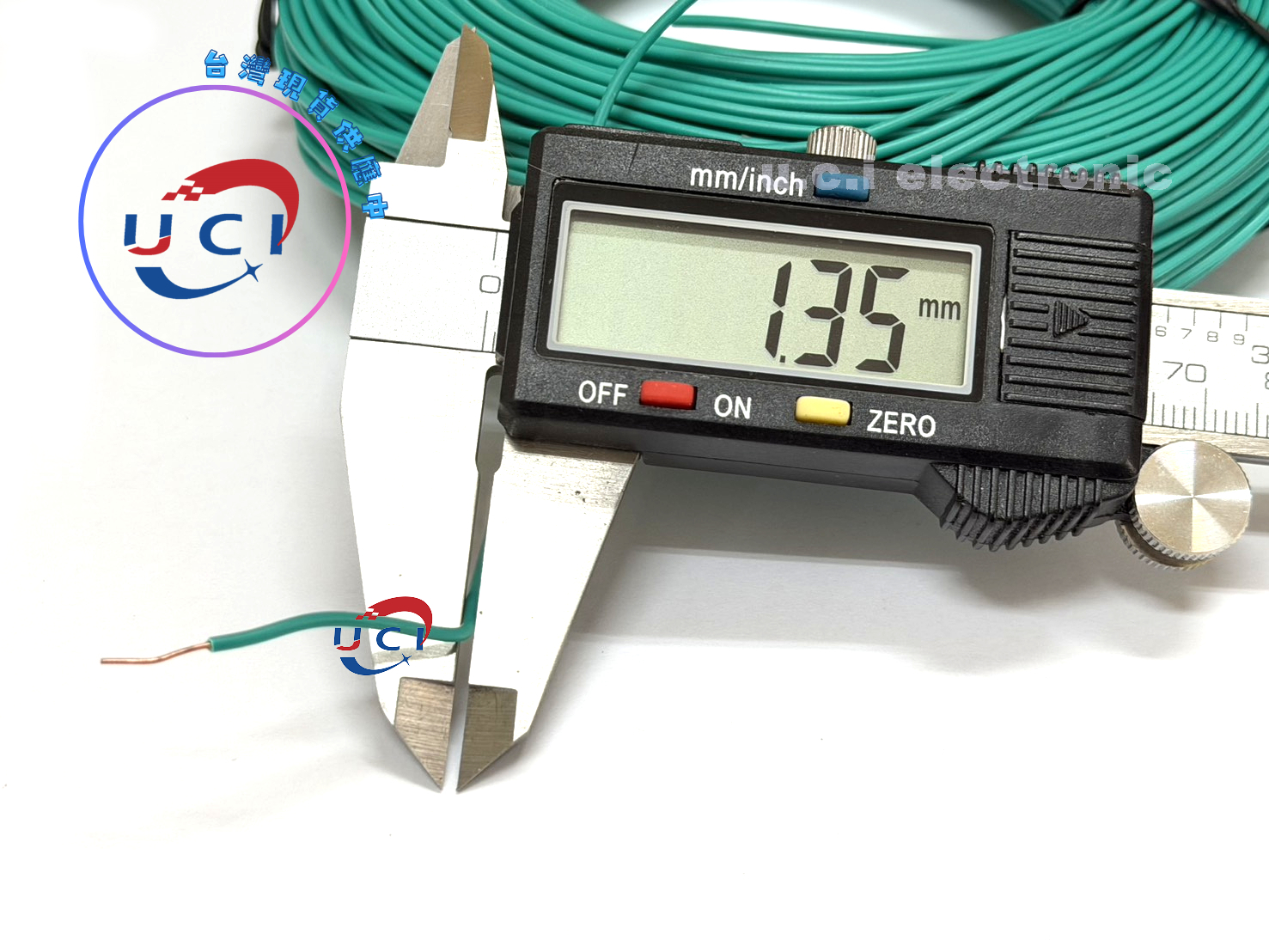 【UCI電子】(F-4) 單心線 0.2平方 100米/卷 線徑0.5mm 單芯線 BV單股銅絲硬線 全銅電線