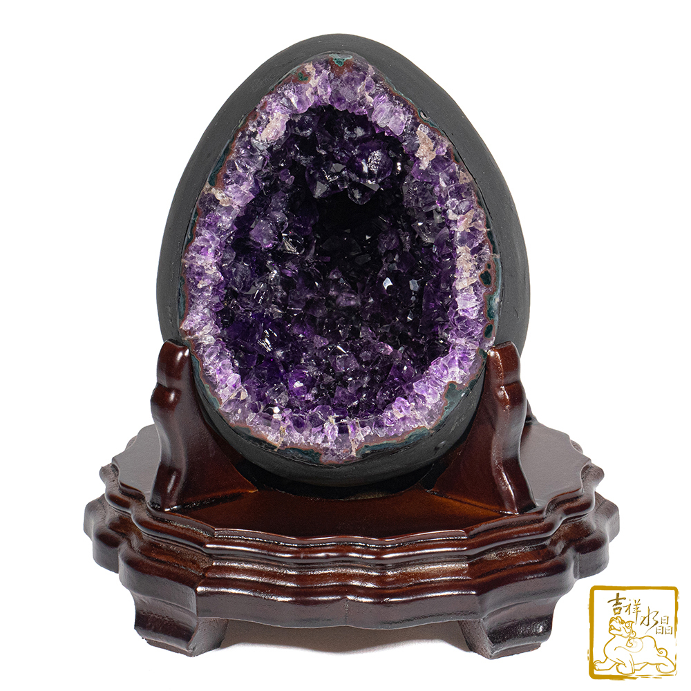烏拉圭紫水晶恐龍蛋 1.57kg 招財進寶