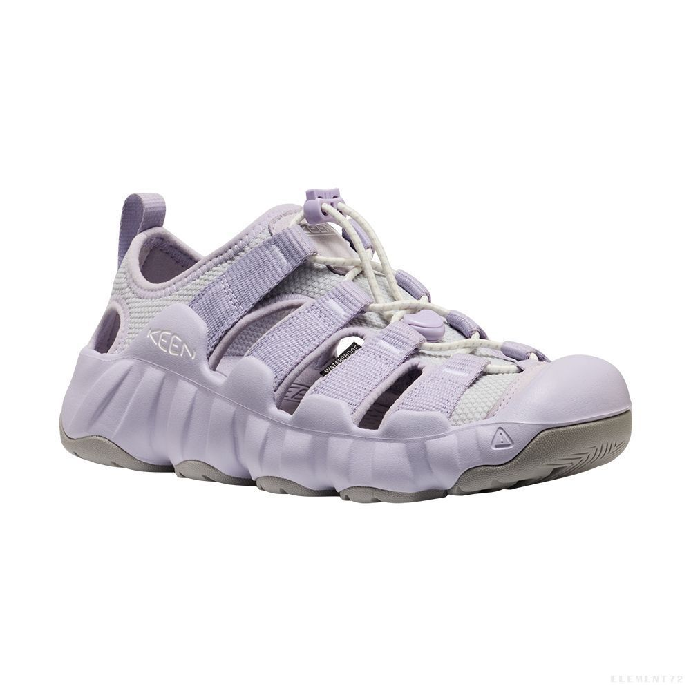 KEEN 女款 HYPERPORT H2 護趾涼鞋 MONOCHROME / THISTLE 淺粉紫