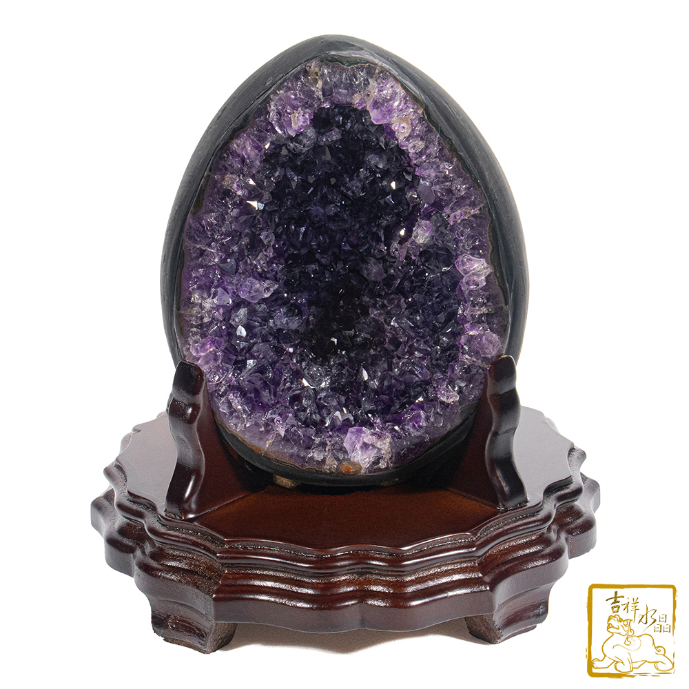 烏拉圭紫水晶恐龍蛋 1.82kg 招財進寶