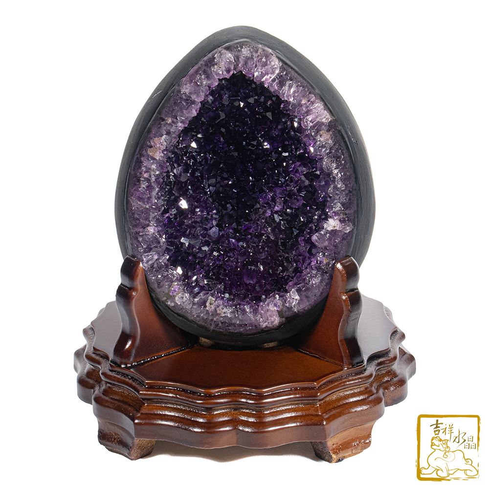 烏拉圭紫水晶恐龍蛋 1.77kg 招財進寶