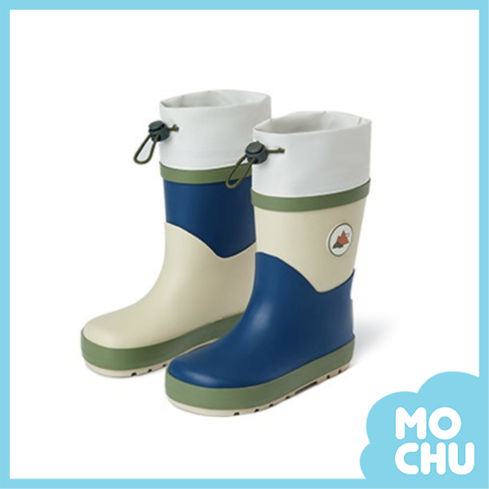 拼色高筒兒童雨鞋(三色)