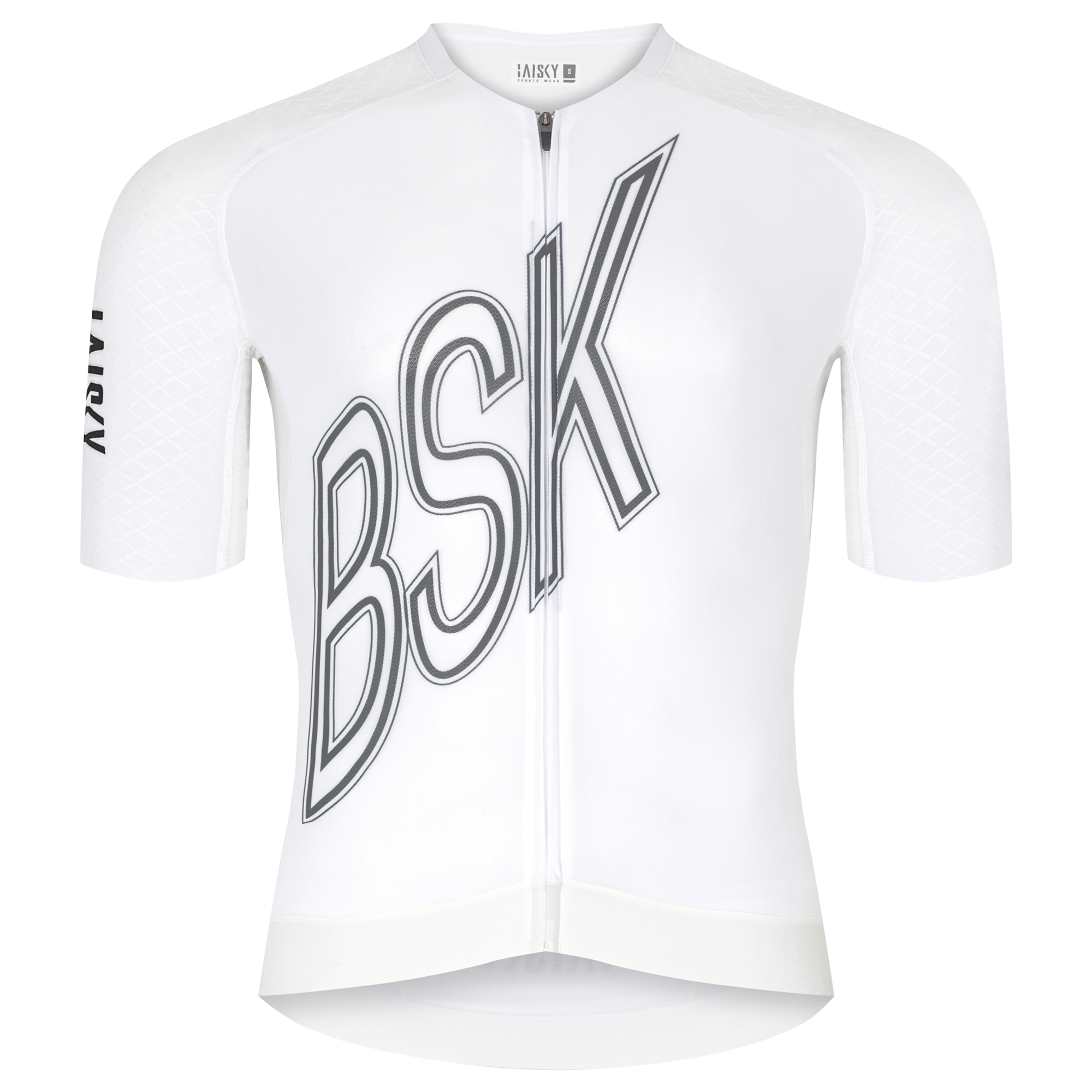 男女共版空力短車衣 淬鍊 白