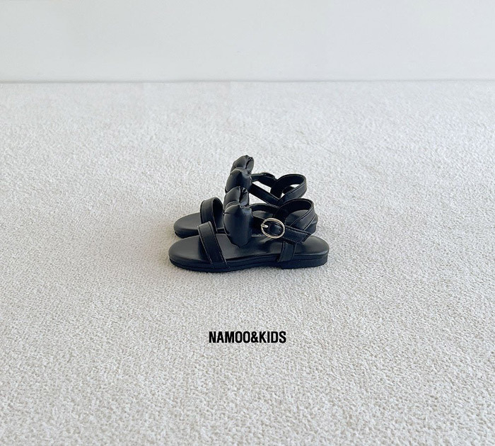 正韓夏NAMOO_KIDS 兩色立體大啾啾涼鞋