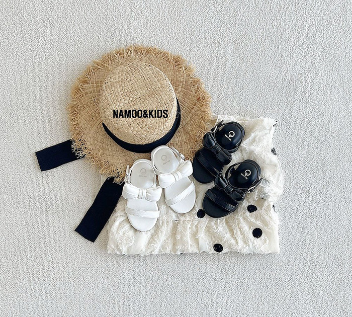 正韓夏NAMOO_KIDS 兩色立體大啾啾涼鞋