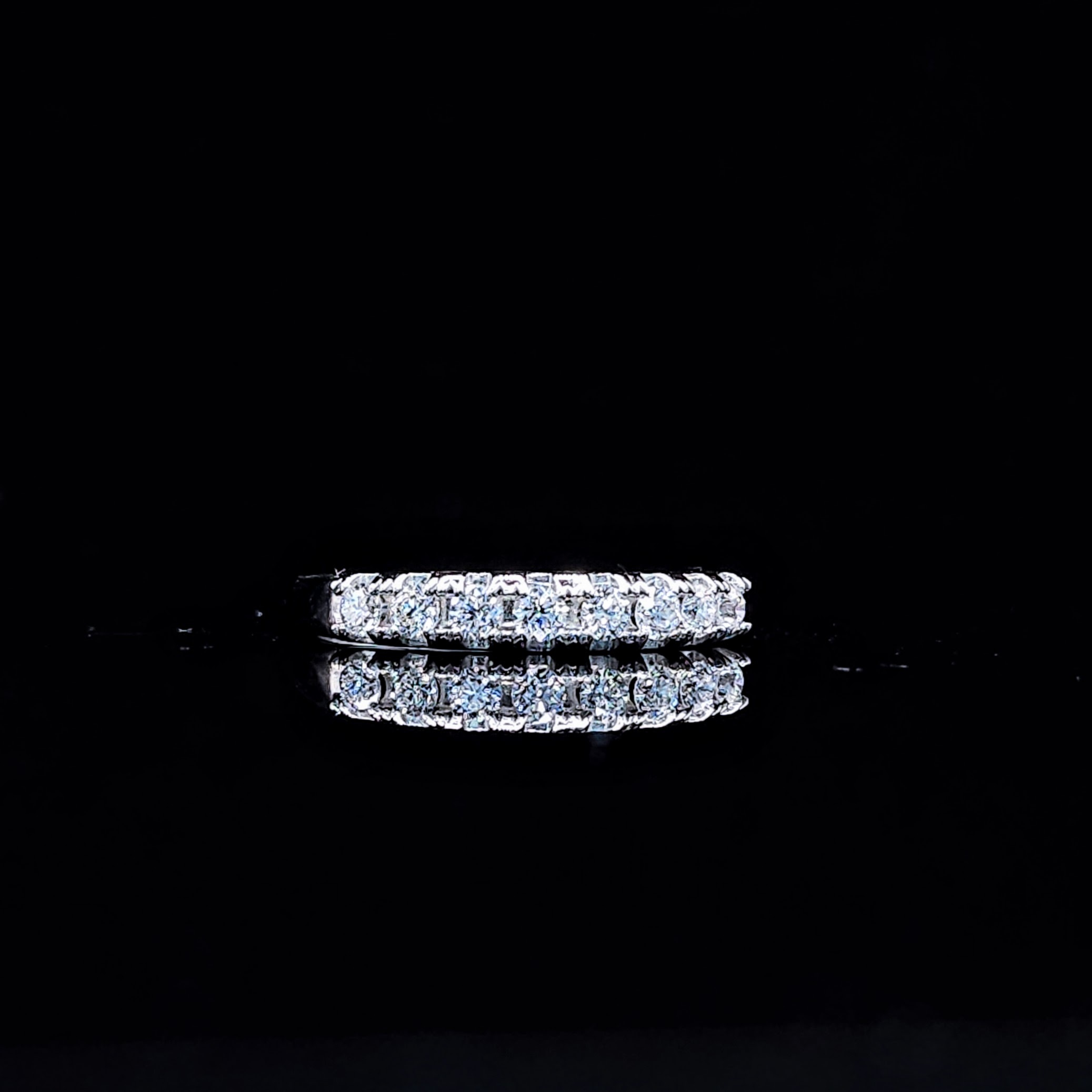 全新18K白金34份鑽石戒指